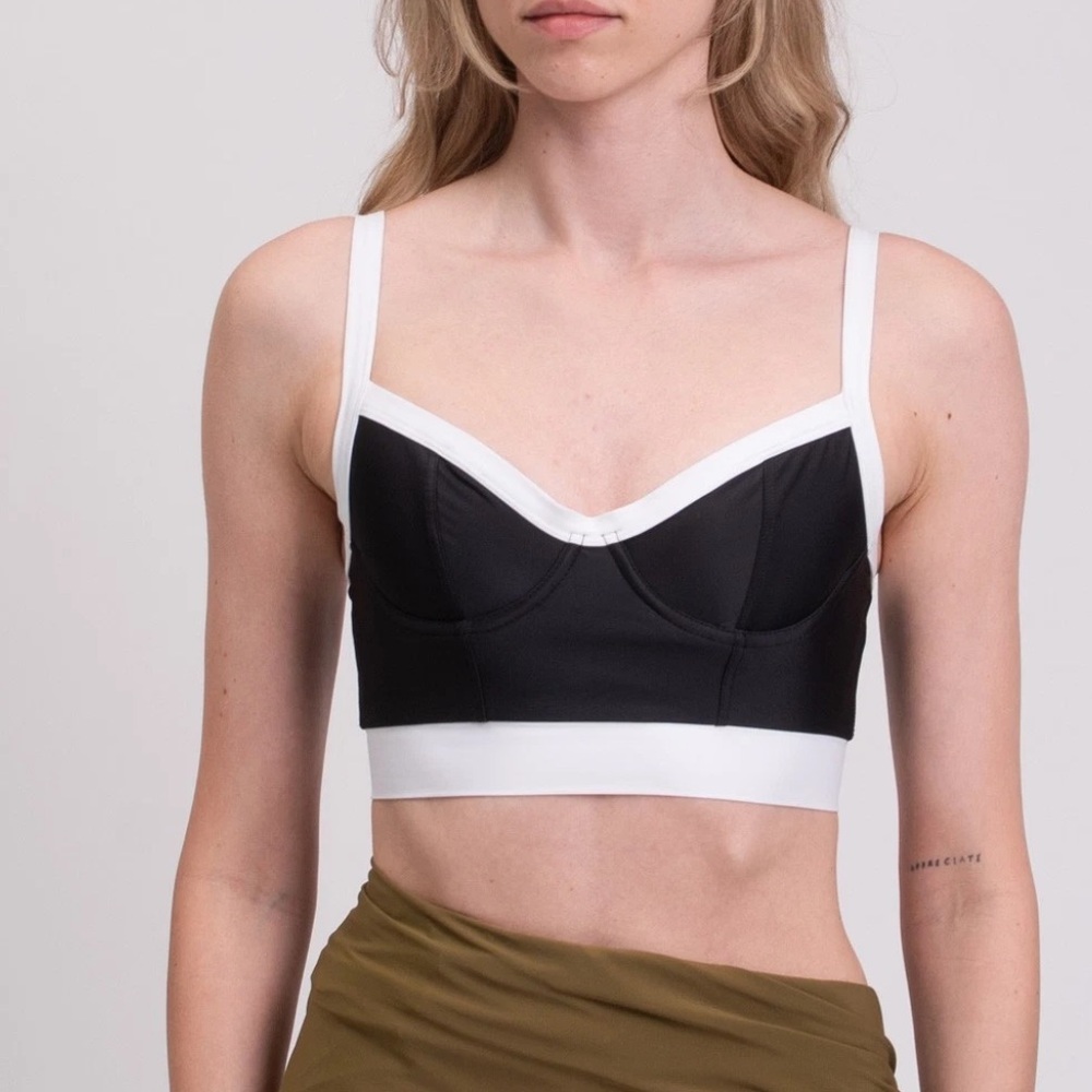 Balmain Vintage Style Bikini Top FR34 US2 UK6 XS $455 - Picture 5 of 9